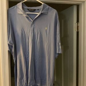 Baby blue with yellow horse large polo golf made by Ralph Lauren